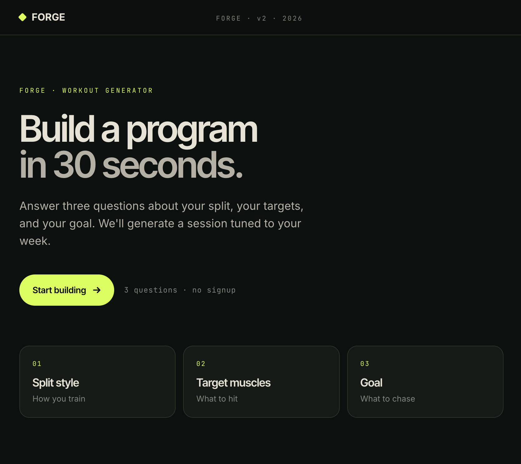 Project 1 screenshot